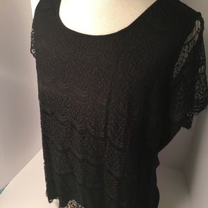 Lane Bryant lace front top